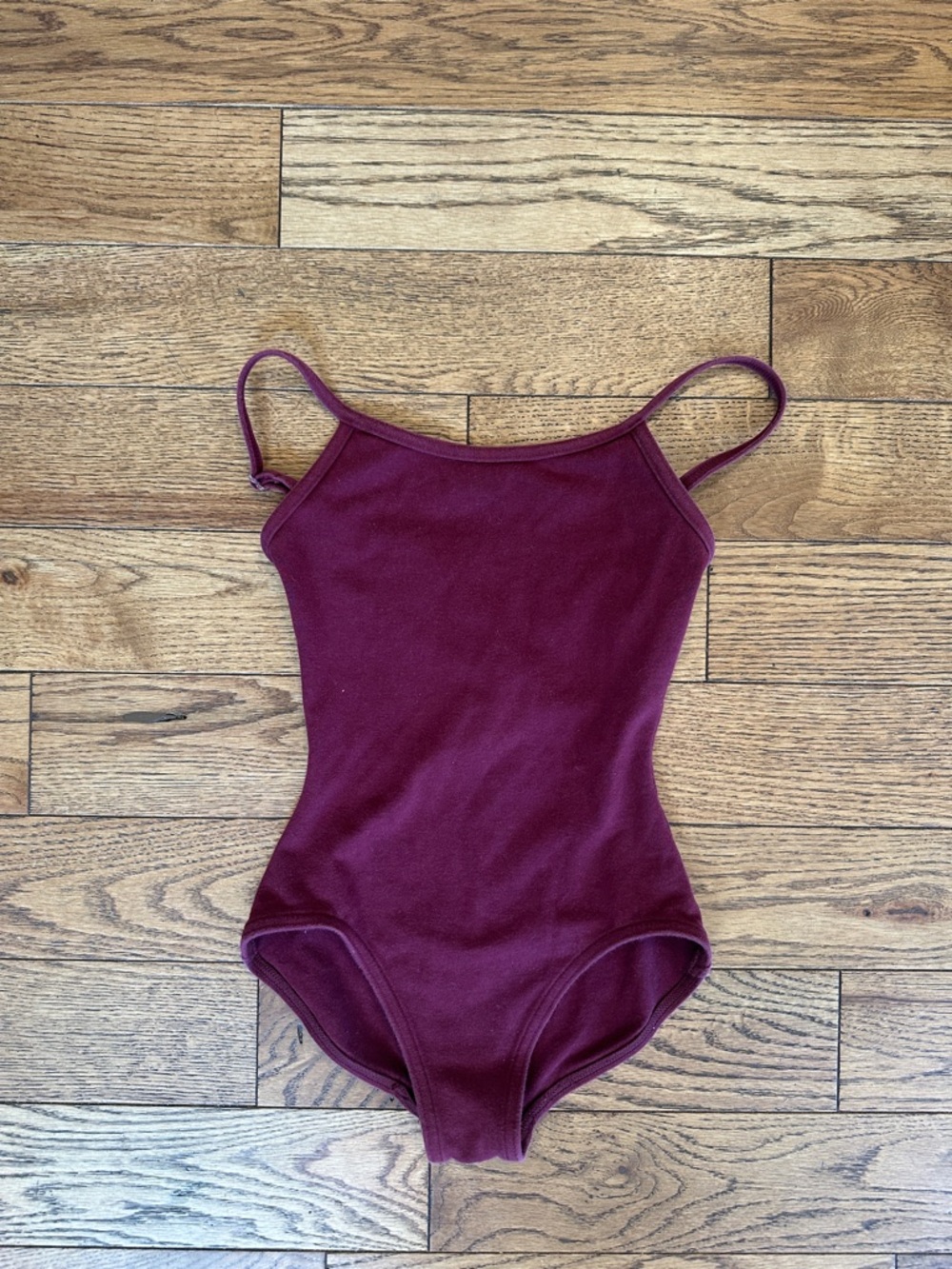 Capezio burgundy leotard!